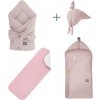 Mušelínová cestovná súprava pre novorodencov Sleepee Rose s klobúčikom zadarmo