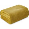 Jemná jednofarebná deka - Simple žltá 150 x 200 cm, ZA-438777