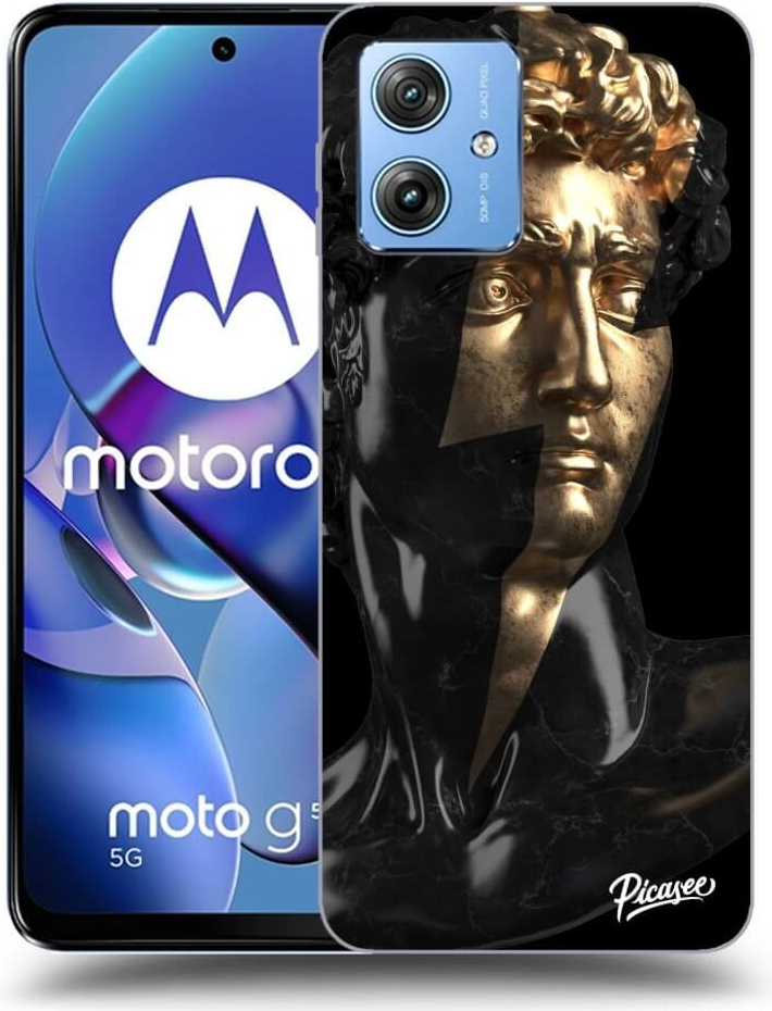 Picasee silikónové Motorola Moto G54 5G - Wildfire - Black čierne