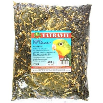 Tatravit Stredný papagáj 0,5 kg