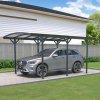 BestBerg Prístrešok na auto BBCP-CP7 15,2 m² 505 × 300 × 219 cm antracit/sivá