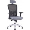 Office Pro Office Pro Halia Mesh SP - ergonomická stolička s opierkou hlavy , Farba modrá, Farba sivá