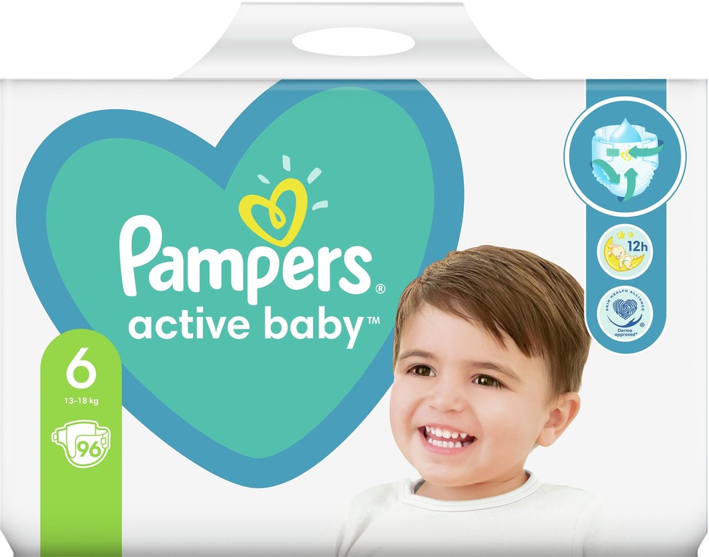 Pampers Active Baby 6 96 ks od 29,39 € - Heureka.sk