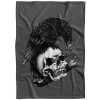 Deka Crow and skull (Podšitie baránkom: NE)