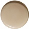 MODERNA Tanier plytký porcelánový 24cm púdrový