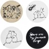 Muurla Set podtáciek Moomin, 4ks / 80. výročie