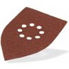 DEMA Brúsny papier pre delta brúsku 105x175 mm K40, 10 ks