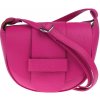 NovaKabelka.sk Roberta Fuxia kožená talianska crossbody kabelka ružová