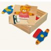 Bino 88048 Puzzle Šatníková skriňa medvedica