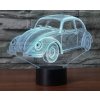 Beling 3D lampa, Volkswagen chrobák, 7 farebná S165