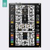 Doto Design Skin Traktor Kontrol Z2 SCRATCH STYLE White