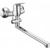 AQUARISTO Batéria do bytového jadra PLUTO rovné rameno 30cm, rozstup 100mm chróm