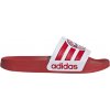 Pánske šĺapky adidas ADILETTE SHOWER červená,biela