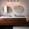 Smartwoods Tiny Borderbright zrkadlo 70x50 cm s osvetlením zlatá 5904107903118