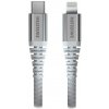 SWISSTEN DATOVÝ KABEL KEVLAR USB-C / LIGHTNING 1,5 M BÍLÝ (71541013)