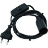 Eurolite 51100665 objímka žiarovky E14 230 V 60 W s eurozástrčkou, s vypínačom; 51100665