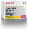 Sponser LOW CARB BURNER (nízkokalorický elektrolytový nápoj na báze zeleného čaju a kávy, L-karnitínu, 4 minerálov a 10 vitamínov) 20x6g