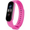 Tactical 659 Silikónový Remienok pre Xiaomi Mi Band 5 / Mi Band 6 Pink (EU Blister) 8596311114441