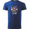 Lukostreľba komiks - Tričko extra veľké (5-8XL) - 5XL ( Kráľovská modrá )