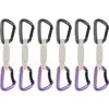 Mammut Workhorse Keylock 12 cm 6-Pack Quickdraws Sivá