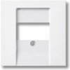 Kryt zásuvky USB/HDMI/VGA/repro biela Basic55 (ABB)
