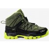 CMP detské topánky Kids Rigel Mid Trekking Shoe WP basic green