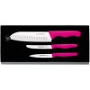 GIESSER 3-dielna sada kuchynských nožov, ružová | GIESSER, 9852