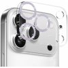 NORTHJO tvrdené sklo s trblietavými rámčekmi na ochranu šošoviek fotoaparátu pre iPhone 17 Pro - svetlo fialové - možnosť vrátiť tovar ZADARMO do 30tich dní