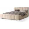 Wilsondo Čalúnená manželská posteľ s úložným priestorom Velo 180x200 - béžová Anthology