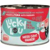 LUCKY LOU Lifestage pre Mačky Adult - Hydina a Tuniak - 200 g