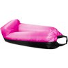 Aga Nafukovací vak LAZY BAG 230 × 70 cm Čierny/Ružový K19050