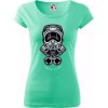Cross rider piesty helma - Dámske tričko Pure - 2XL ( Mätová )