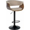 Barová stolička Vestal látka, orech/krémová