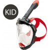 Cressi Celotvárová šnorchlovacia maska pre deti KIDDY FULL FACE MASK (pre deti od 5 do 12 rokov) čierna/červená