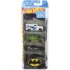 Hot Wheels: autíčka: Batman 5 kusová sada