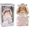 LEAN TOYS Bábika Sweet Baby v perinke - ružová