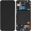 LCD Displej + Dotyková plocha + Rám Samsung A405 Galaxy A40 Black Original (Service Pack)