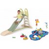 Set šmykľavka s dvojitou vlnou a vodná dráha s jaskyňou Toboggan XL Life Smoby dĺžka šmyku 230 cm s vodotryskom a plachetnicami