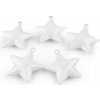 Rolničky stromček, hviezda - 5 ks 5 biela hviezda