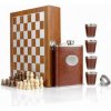 Šach a ploskačka s pohárikmi, 300 ml 3149