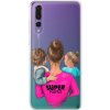 Odolné silikónové puzdro iSaprio - Super Mama - Boy and Girl - Huawei P20 Pro
