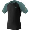 Dynafit ALPINE PRO M S/S TEE black out atlantic XL; Černá triko