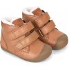 Bundgaard Detské Zimné Barefoot Topánky Petit Winter Cognac