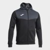 JOMA CAMPUS STREET MIKINA S KAPUCÍ UNISEX - Černá, Šedá - veľkosť XS