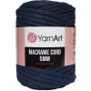 YarnArt Macrame Cord 5 MM Tmavo Modrá 784