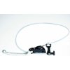 ACCOSSATO Brake lever folding ACCOSSATO RA002 with integrated remote adjuster for original brake master cylinders strieborná