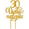 Zápich - Všetko najlepšie s vekom 3 - bez paličky
