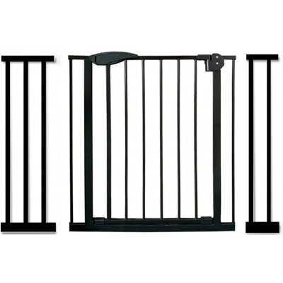 Severno čierna bezpečnostná bariérová brána na schody a dvere