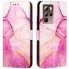 VSETKONAMOBIL 79789 ART MARBLE Peňaženkový kryt pre HTC U24 Pro PINK