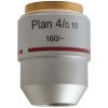 Rovinný achromatický objektív Levenhuk MED 4x